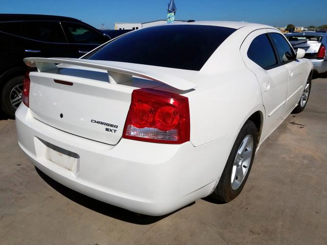 2B3CA3CV8AH207950 - 2010 DODGE CHARGER SX WHITE photo 4