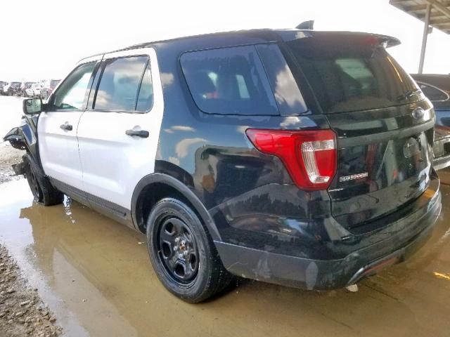 1FM5K8AR7HGD57976 - 2017 FORD EXPLORER P TWO TONE photo 3