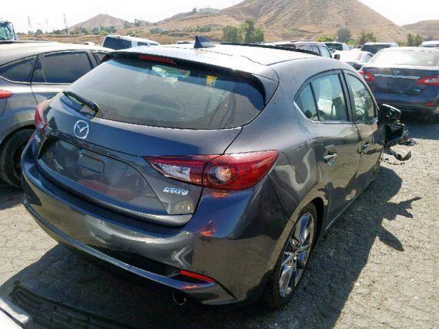 3MZBN1L36JM264339 - 2018 MAZDA 3 TOURING GRAY photo 4