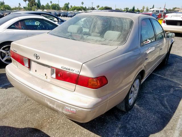 JT2BG22K510569533 - 2001 TOYOTA CAMRY CE TAN photo 4