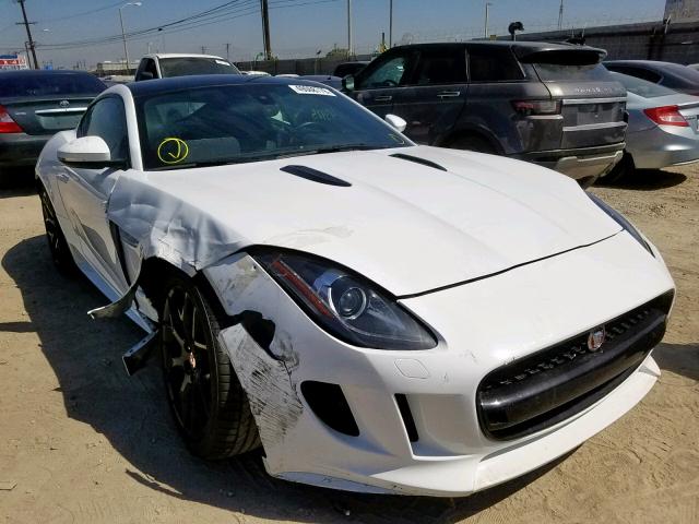 SAJWA6AT3F8K18805 - 2015 JAGUAR F-TYPE WHITE photo 1