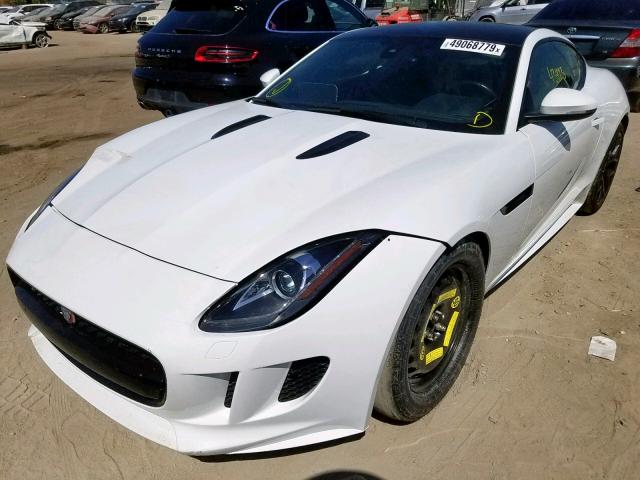 SAJWA6AT3F8K18805 - 2015 JAGUAR F-TYPE WHITE photo 2