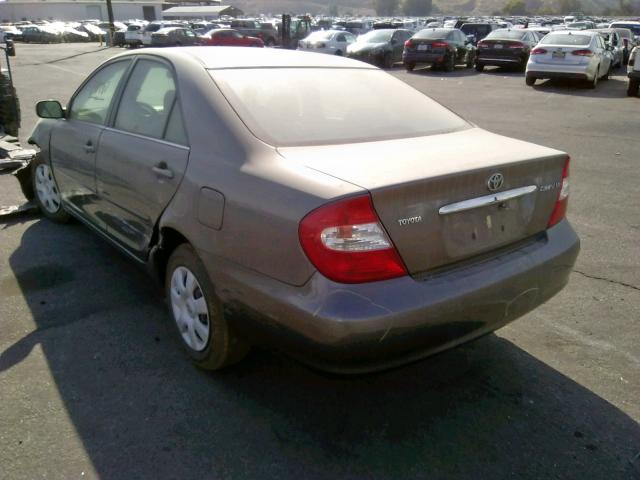 4T1BE32K14U923415 - 2004 TOYOTA CAMRY LE GRAY photo 3