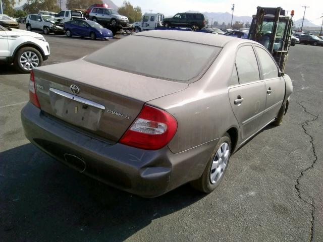 4T1BE32K14U923415 - 2004 TOYOTA CAMRY LE GRAY photo 4