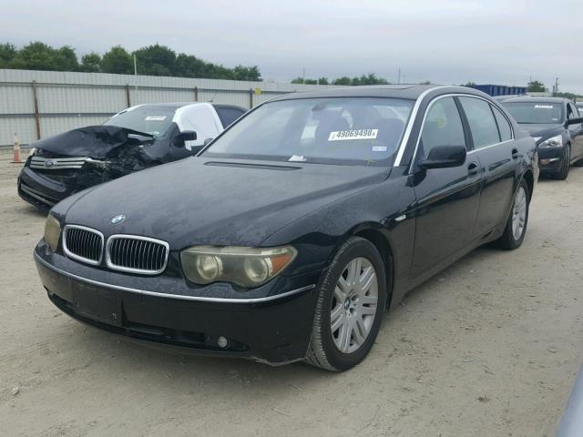 WBAGN63443DS43158 - 2003 BMW 745 LI BLACK photo 2