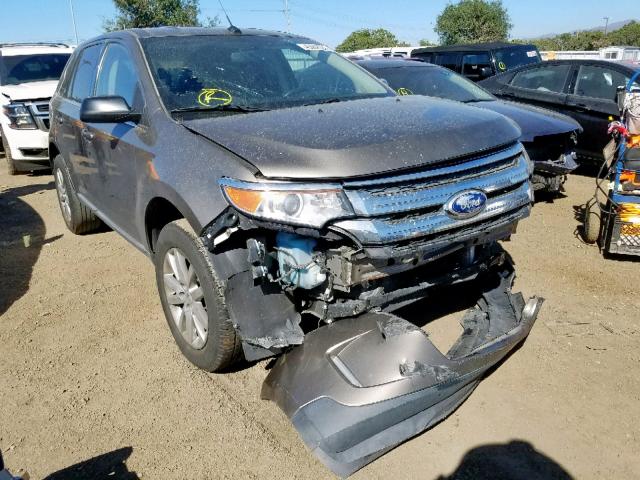 2FMDK3KC7DBA08195 - 2013 FORD EDGE LIMIT GRAY photo 1