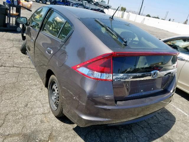 JHMZE2H58ES003064 - 2014 HONDA INSIGHT LX BROWN photo 3