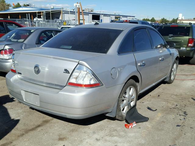 1MEHM42W38G616261 - 2008 MERCURY SABLE PREM GRAY photo 4