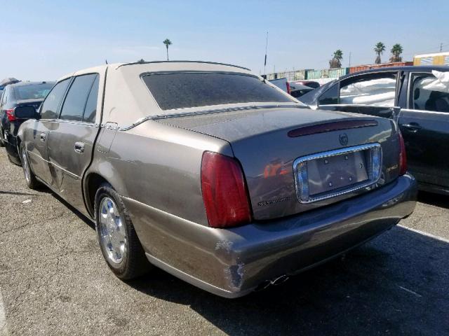 1G6KD54YX2U136435 - 2002 CADILLAC DEVILLE GOLD photo 3