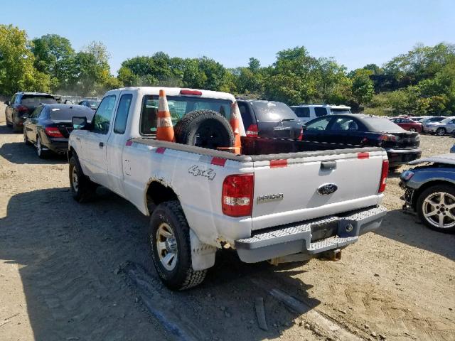 1FTZR15E89PA20721 - 2009 FORD RANGER SUP WHITE photo 3