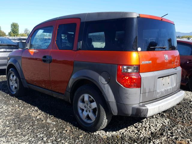 5J6YH28543L051652 - 2003 HONDA ELEMENT EX ORANGE photo 3