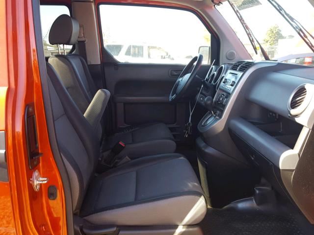 5J6YH28543L051652 - 2003 HONDA ELEMENT EX ORANGE photo 5