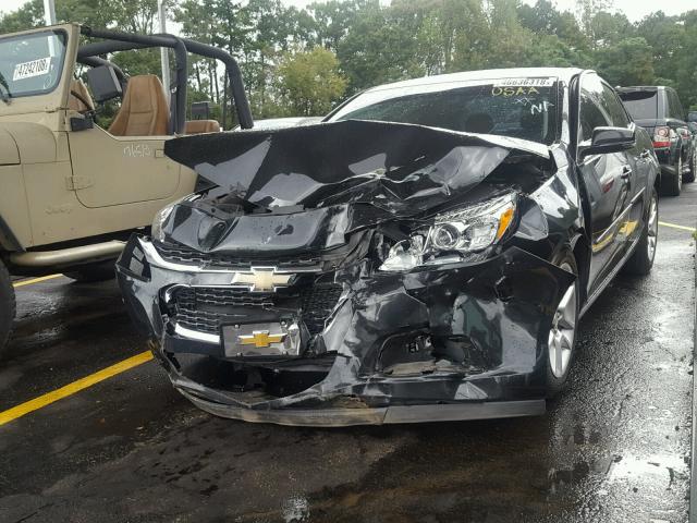 1G11C5SL3FF281189 - 2015 CHEVROLET MALIBU 1LT BLACK photo 2