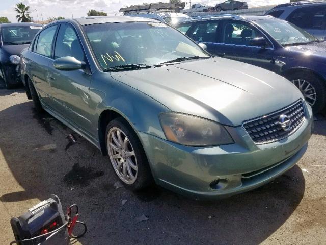 1N4BL11D05C190580 - 2005 NISSAN ALTIMA SE GREEN photo 1