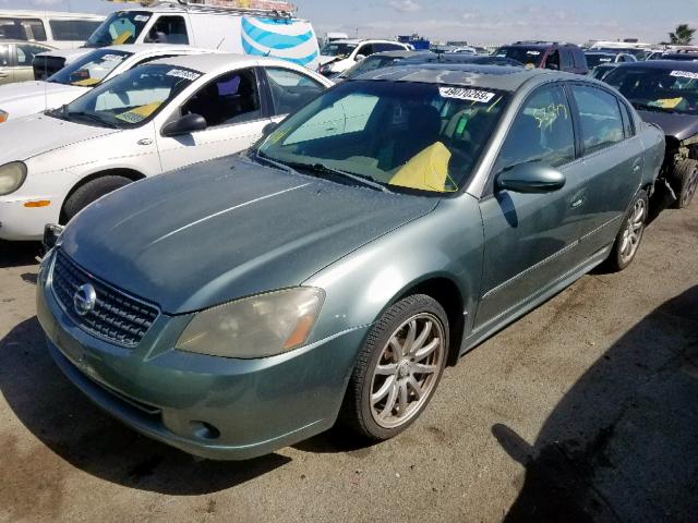 1N4BL11D05C190580 - 2005 NISSAN ALTIMA SE GREEN photo 2