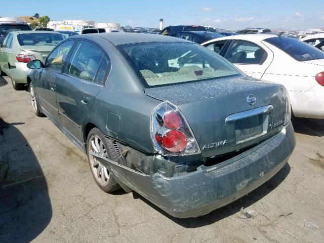 1N4BL11D05C190580 - 2005 NISSAN ALTIMA SE GREEN photo 3