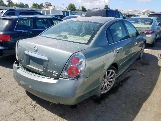 1N4BL11D05C190580 - 2005 NISSAN ALTIMA SE GREEN photo 4