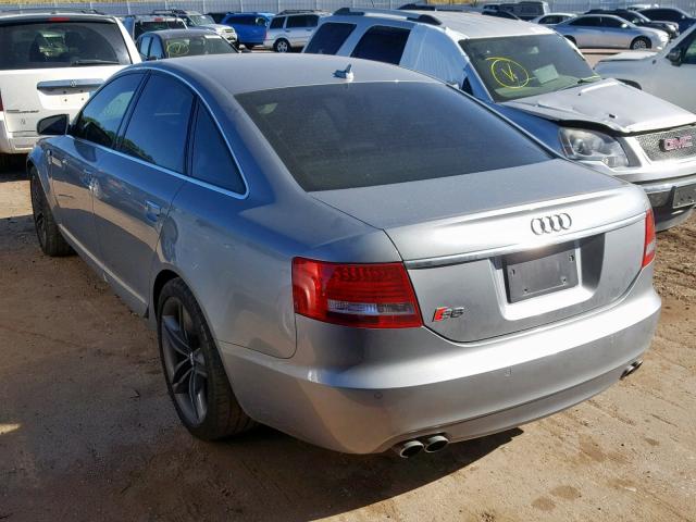 WAUDN74F88N117086 - 2008 AUDI S6 QUATTRO GRAY photo 3