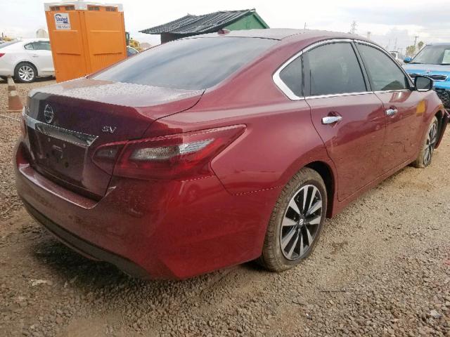 1N4AL3APXJC215917 - 2018 NISSAN ALTIMA 2.5 RED photo 4