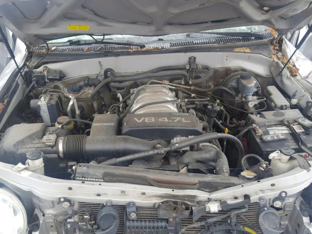 5TDBT48A42S103443 - 2002 TOYOTA SEQUOIA LI SILVER photo 7