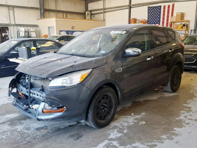 1FMCU0F79FUA91322 - 2015 FORD ESCAPE S GRAY photo 2