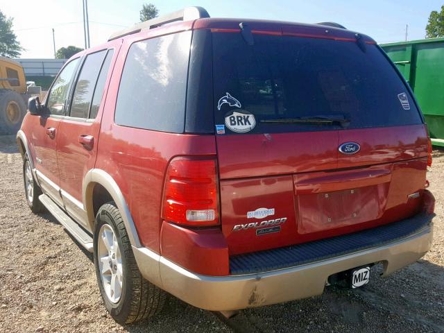 1FMZU74K75UA04185 - 2005 FORD EXPLORER E TWO TONE photo 3