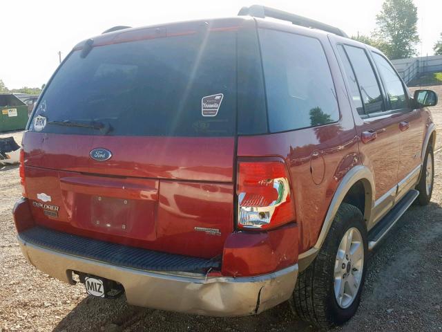 1FMZU74K75UA04185 - 2005 FORD EXPLORER E TWO TONE photo 4