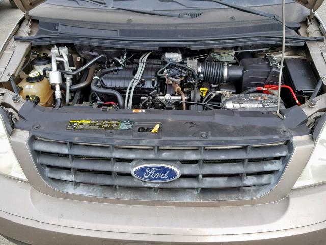 2FMZA57634BA61533 - 2004 FORD FREESTAR S BROWN photo 7