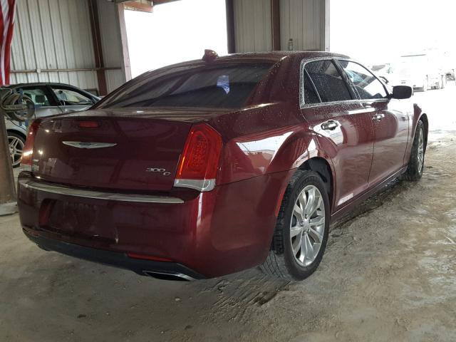 2C3CCAKG2GH325313 - 2016 CHRYSLER 300C RED photo 4