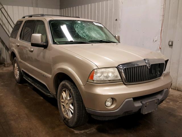 5LMEU88HX4ZJ41364 - 2004 LINCOLN AVIATOR 棕色 照片 1
