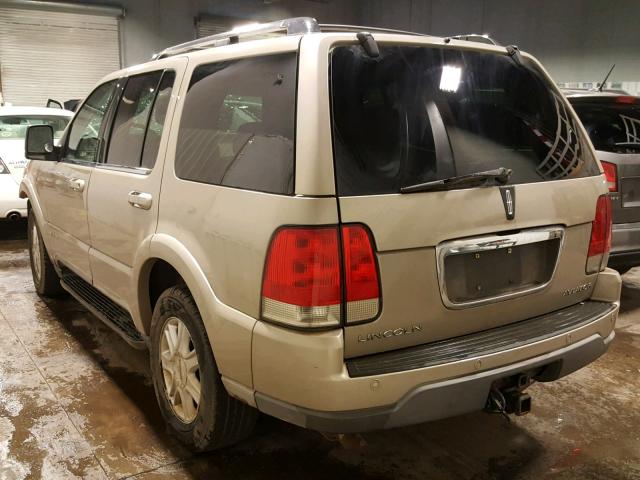 5LMEU88HX4ZJ41364 - 2004 LINCOLN AVIATOR 棕色 照片 3