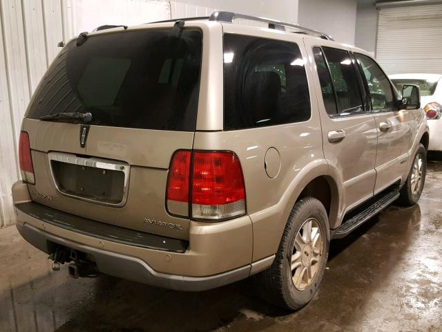 5LMEU88HX4ZJ41364 - 2004 LINCOLN AVIATOR 棕色 照片 4