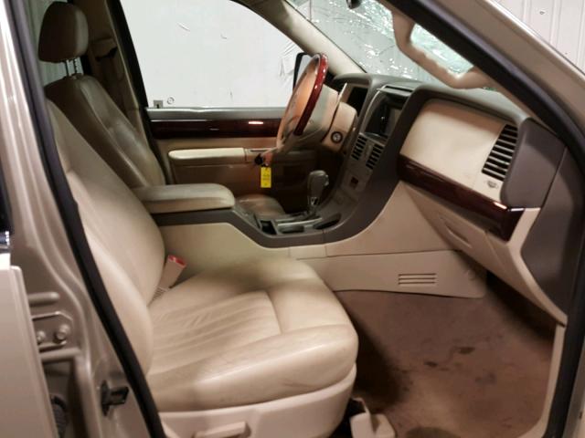 5LMEU88HX4ZJ41364 - 2004 LINCOLN AVIATOR 棕色 照片 5