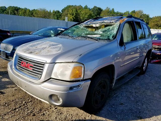 1GKDT13S872297176 - 2007 GMC ENVOY SILVER photo 2