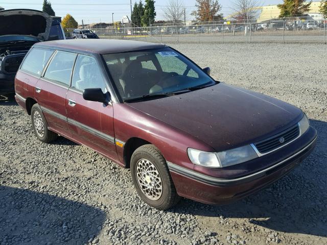 4S3BJ6332P7957875 - 1993 SUBARU LEGACY L A MAROON photo 1