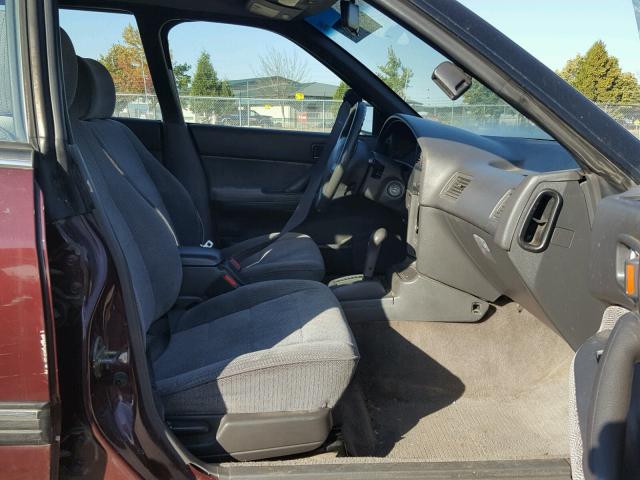 4S3BJ6332P7957875 - 1993 SUBARU LEGACY L A MAROON photo 5