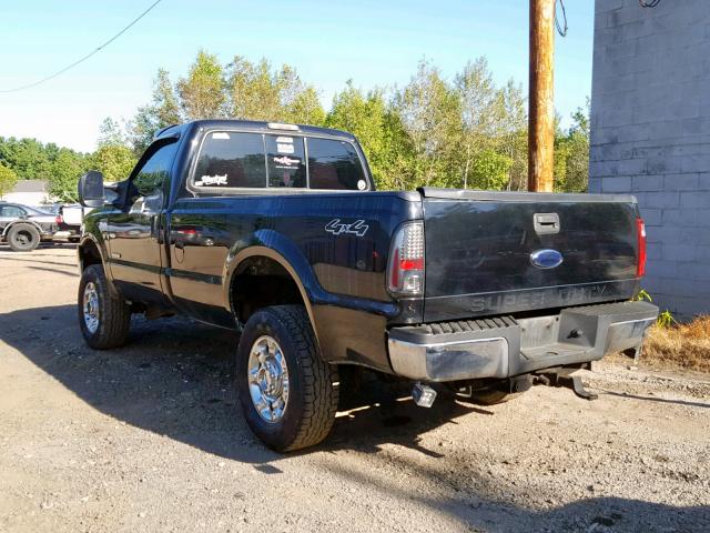 1FTWF31P47EB35971 - 2007 FORD F350 SRW S BLACK photo 3