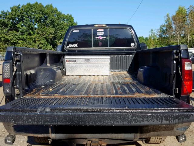 1FTWF31P47EB35971 - 2007 FORD F350 SRW S BLACK photo 6