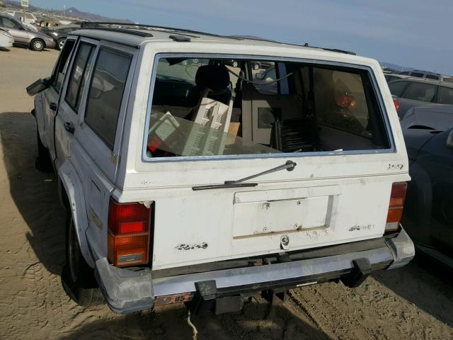 1J4FJ78L5LL175324 - 1990 JEEP CHEROKEE L WHITE photo 3