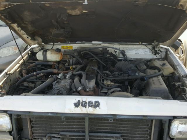 1J4FJ78L5LL175324 - 1990 JEEP CHEROKEE L WHITE photo 7