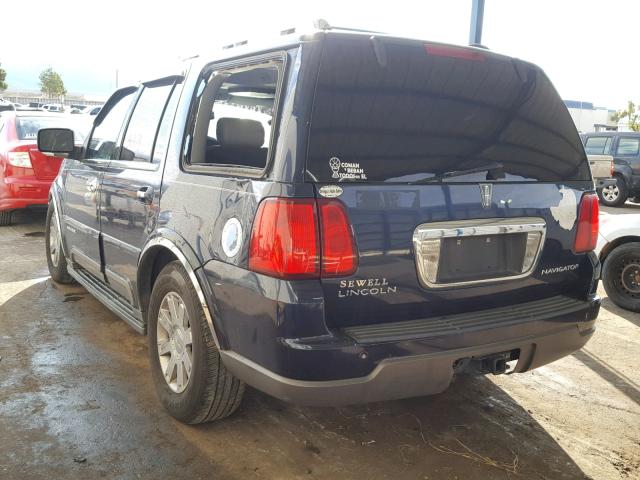 5LMFU27R94LJ15918 - 2004 LINCOLN NAVIGATOR Көк фото 3