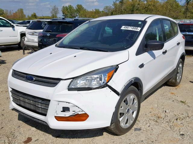 1FMCU0F74FUA40049 - 2015 FORD ESCAPE S WHITE photo 2