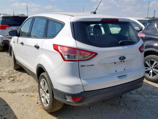 1FMCU0F74FUA40049 - 2015 FORD ESCAPE S WHITE photo 3