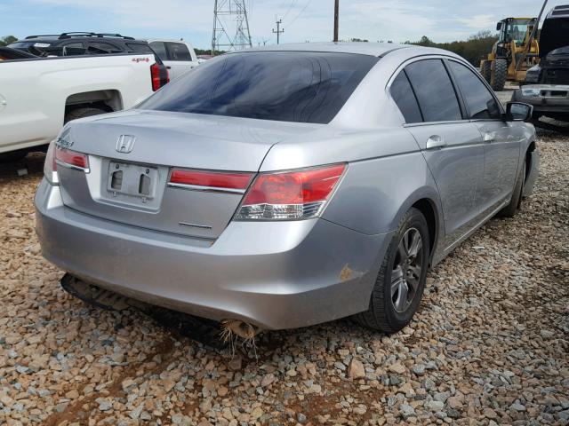 1HGCP2F68CA122508 - 2012 HONDA ACCORD SE SILVER photo 4