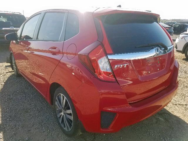 3HGGK5H84FM759399 - 2015 HONDA FIT EX RED photo 3