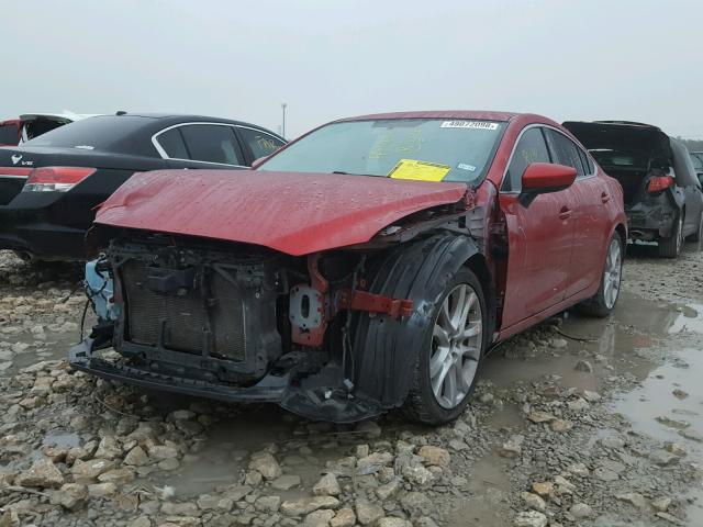 JM1GJ1V67E1141390 - 2014 MAZDA 6 TOURING RED photo 2