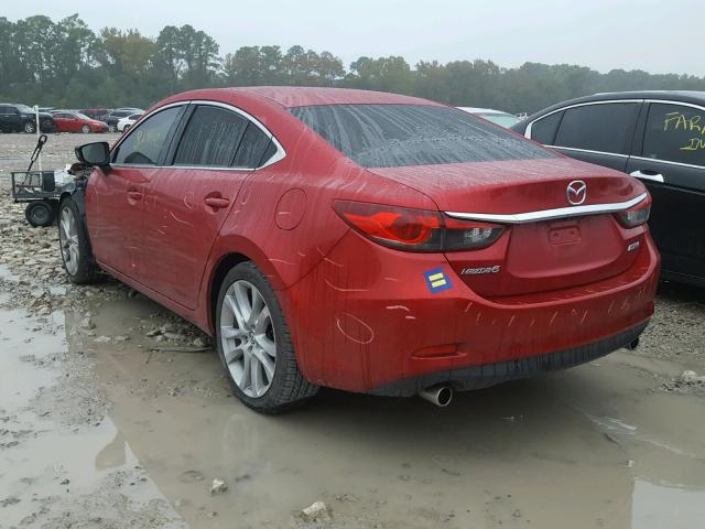 JM1GJ1V67E1141390 - 2014 MAZDA 6 TOURING RED photo 3