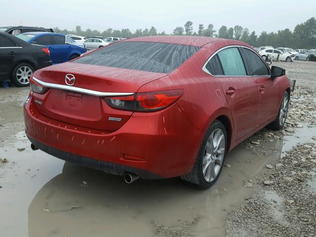 JM1GJ1V67E1141390 - 2014 MAZDA 6 TOURING RED photo 4