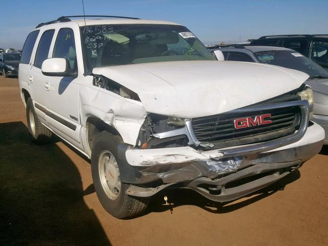 1GKEK13T1YJ192261 - 2000 GMC YUKON WHITE photo 1