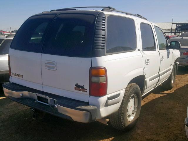 1GKEK13T1YJ192261 - 2000 GMC YUKON WHITE photo 4